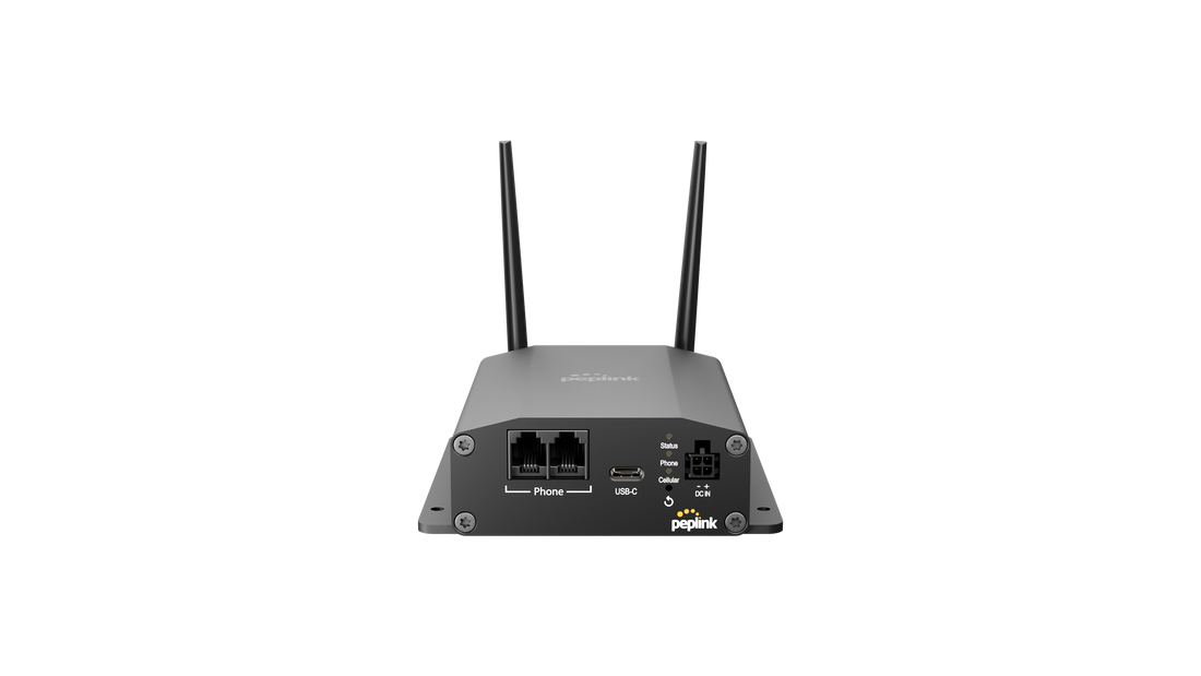 Peplink POTS Adapter 1x CAT 4 Americas & EMEA - AC Adapter & Antennas