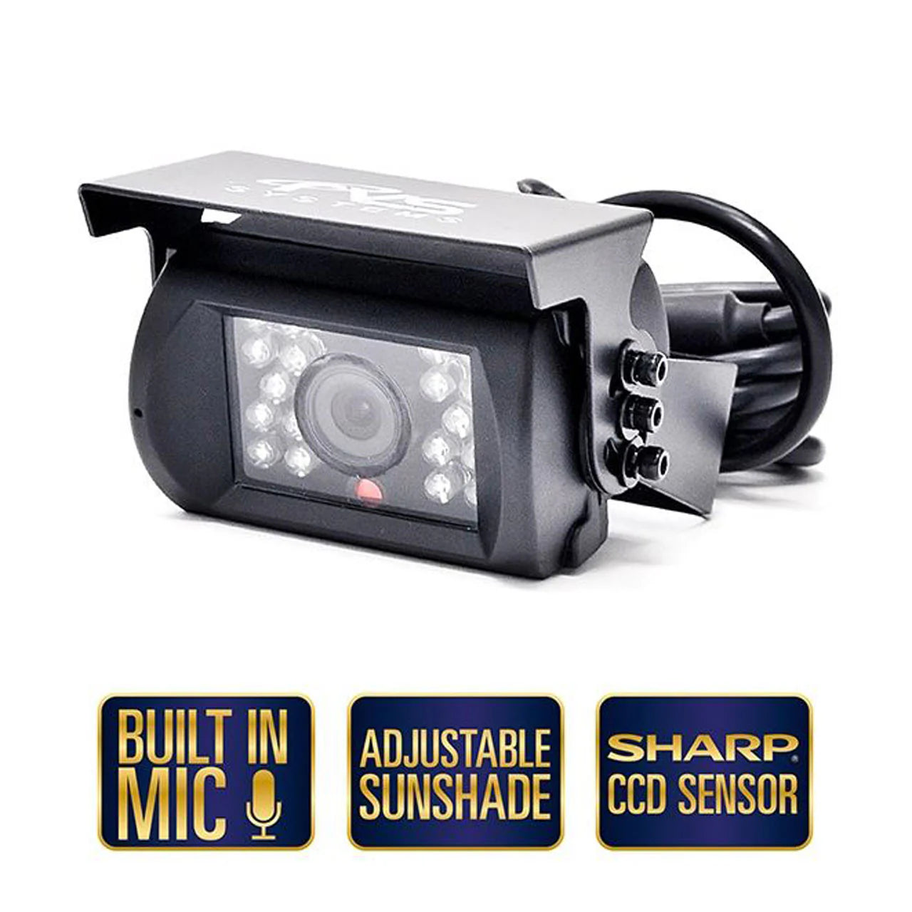 7" Mirror Monitor, Backup Camera, 66ft Cable