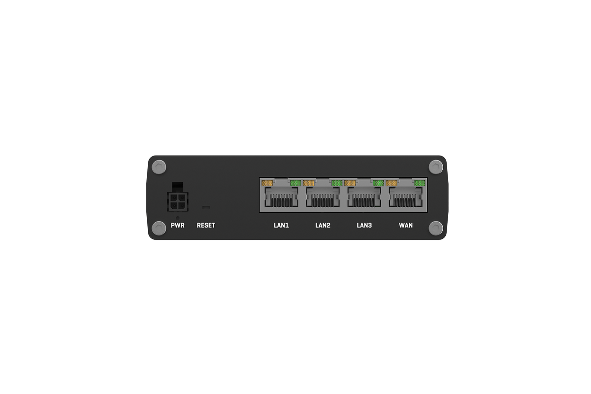Teltonka RUTX08000200 - RUTX08 Industrial Gigabit Ethernet Router, US Power Supply, 4RJ45