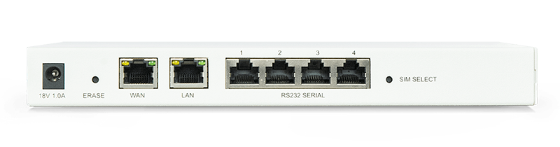 Digi Connect IT 4 Remote Console Access Server (5402-RM); 4 Serial Ports, 2 10/100 Ports; CAT 4; LTE / HSPA; Certified Globally, international plug tips