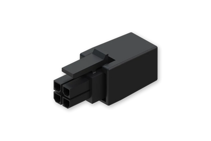 4-PIN plug with contact terminals