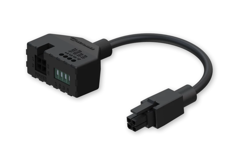 Teltonika PR5MEC21 4-Pin Power Adapter with I/O Access; for RUT200, RUT241, RUT240, TCR100, RUT950, RUT951, RUT956, RUT955, RUTX09, RUTX11, RUTX14, RUTX12, RUTXR1, RUT360 & More Routers