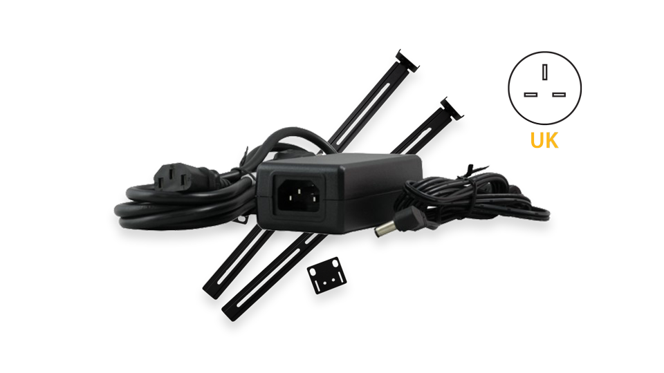 Peplink AC Adapter
C14 to 12V DC - 184cm - UK - HD4/HD4 MediaFast/HD2 MediaFast