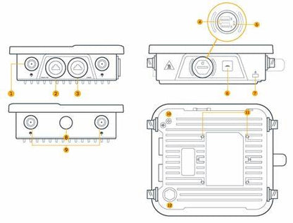 Ericsson Cradlepoint W1855 Outdoor 5G low-and mid-band adapter to add primary or failover connectivity